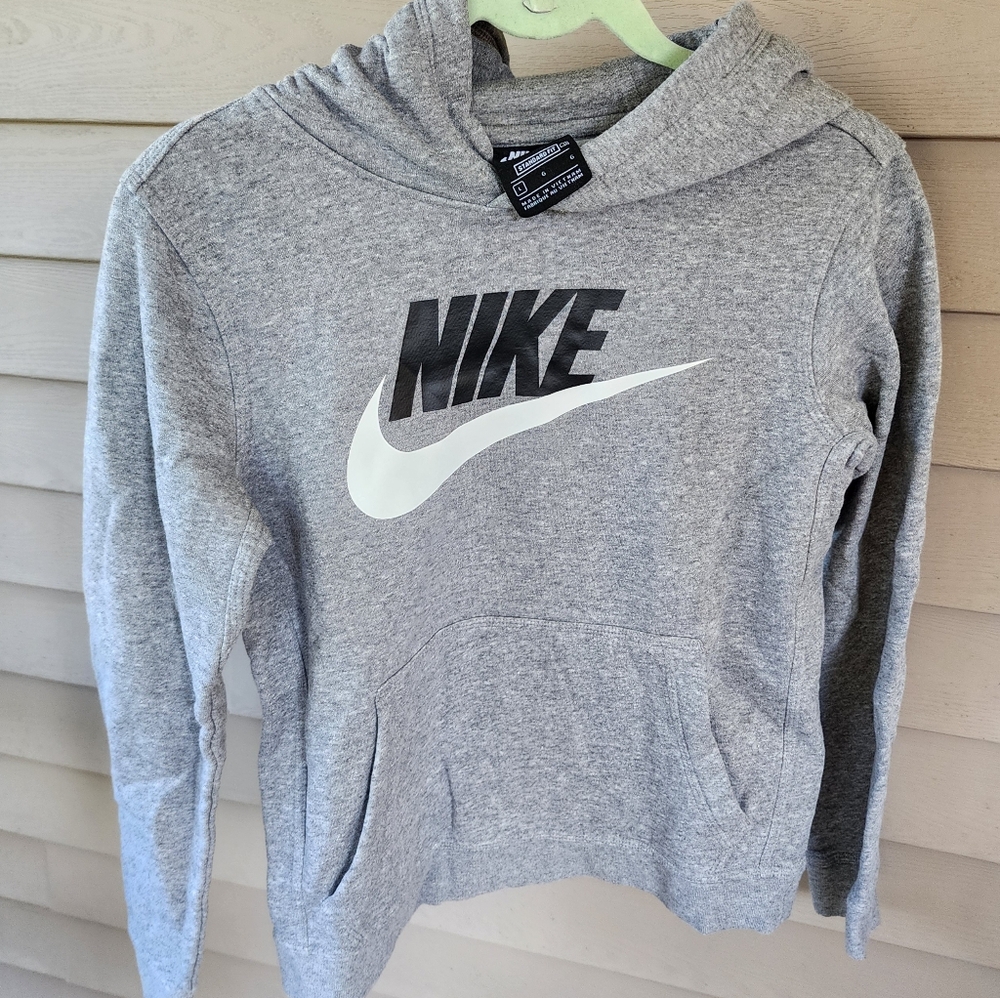 EUC Youth sz L Nike Grey Hoodie